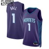Dres Charlotte Hornets Lamelo Ball 1 Jordan 2022-23 Statement Edition Ljubičasta Swingman - Dječji